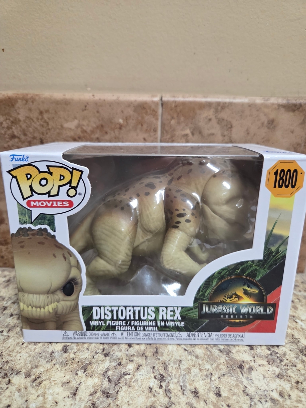 Funko Pop! Jurassic World Distortus Rex Vinyl Figure - Cream, Brown - Picture 1 of 3
